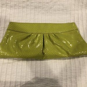 Lauren Merkin Clutch Lime